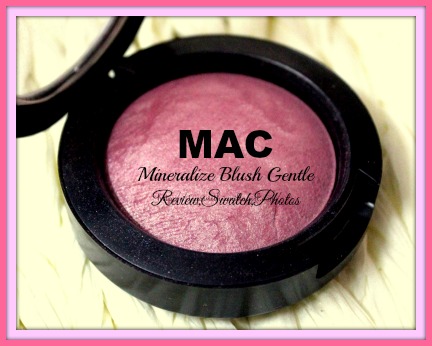 MAC Mineralize Blush Gentle Review,Swatch,Photos