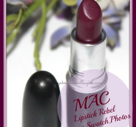MAC Lipstick Rebel Review,Swatch,Photos