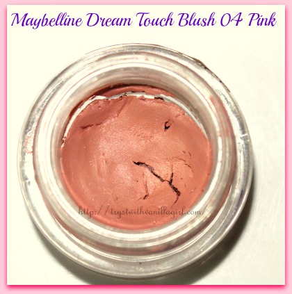 Maybelline Dream Touch Blush 04 Pink Review,Swatch,Photos