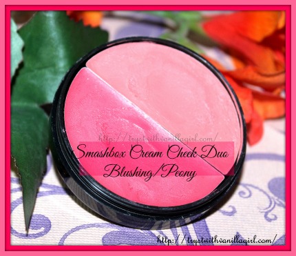 Smashbox Cream Cheek Duo Blushing/Peony Review,Swatch,Photos