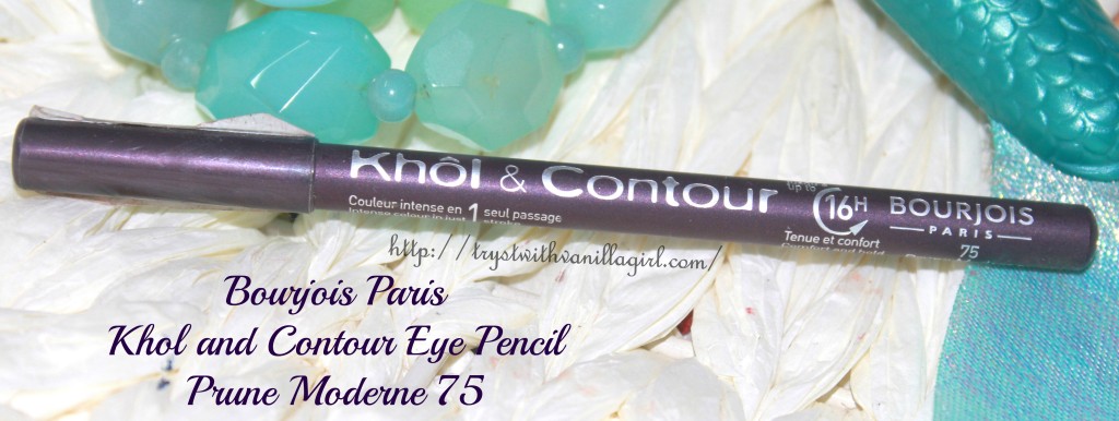 Bourjois Paris Khol and Contour Eye Pencil Prune Moderne 75 Review,Swatch,Photos,FOTD