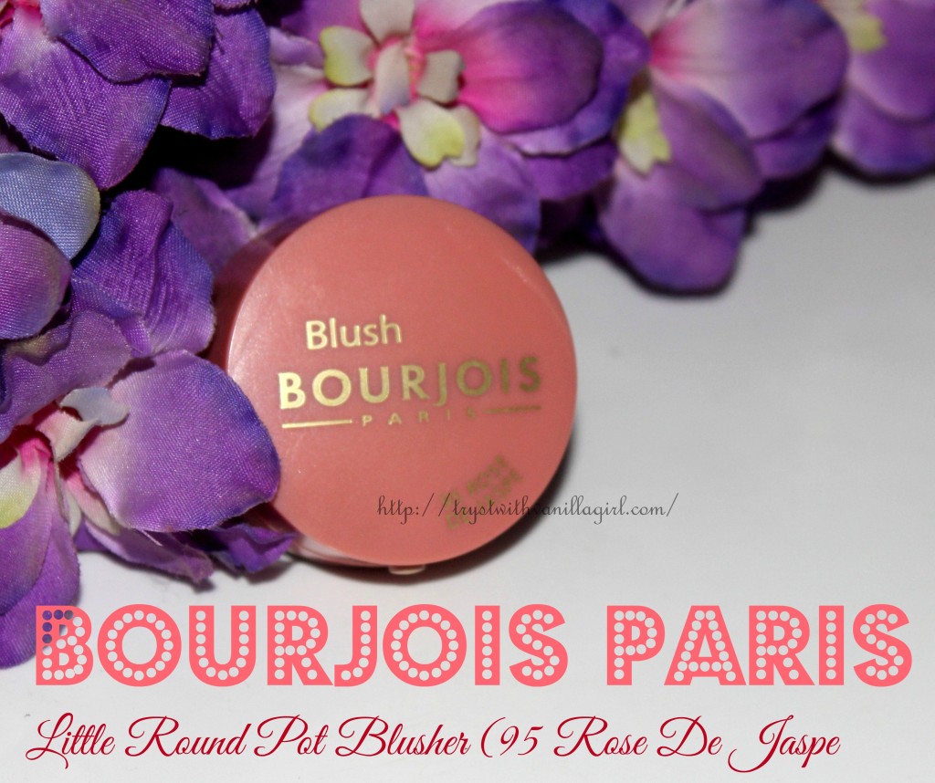 Bourjois Little Round Pot Blusher Rose De Jaspe 95 Review,Swatch,Photos