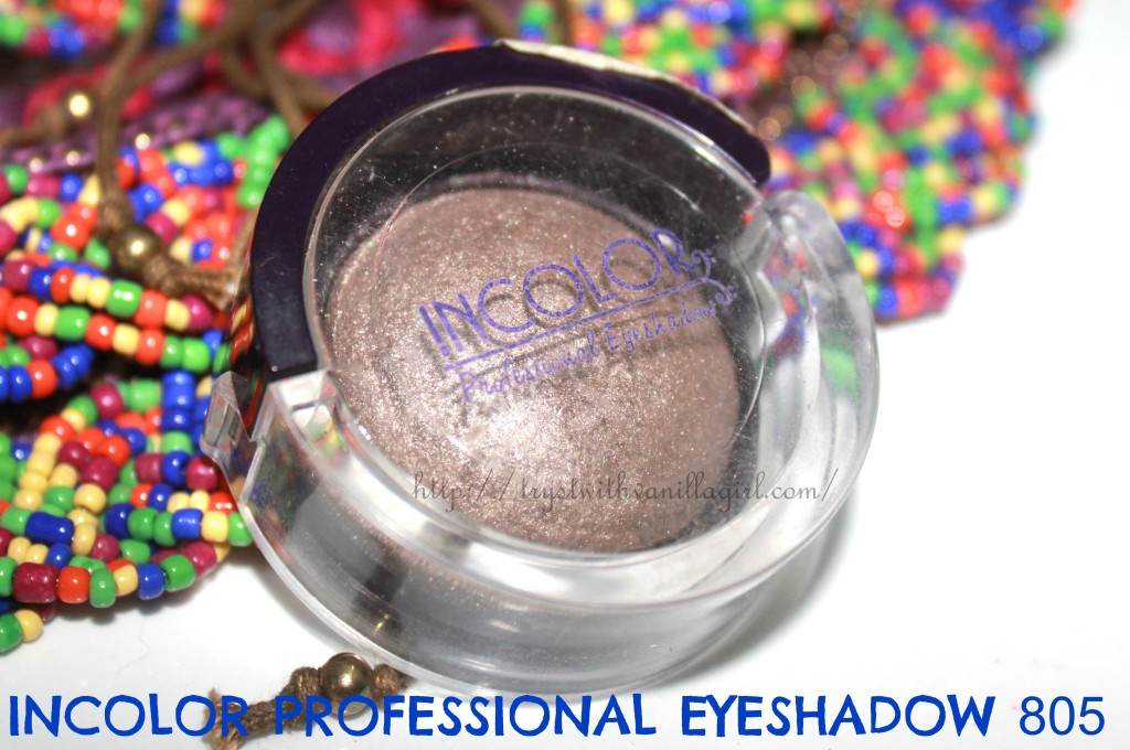 INCOLOR Professional Eyeshadow 805 Review,Swatch,Photos