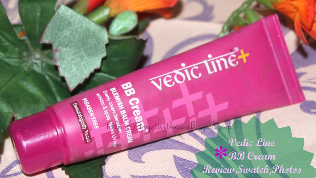 Vedic Line BB Cream Review,Swatch,Photos