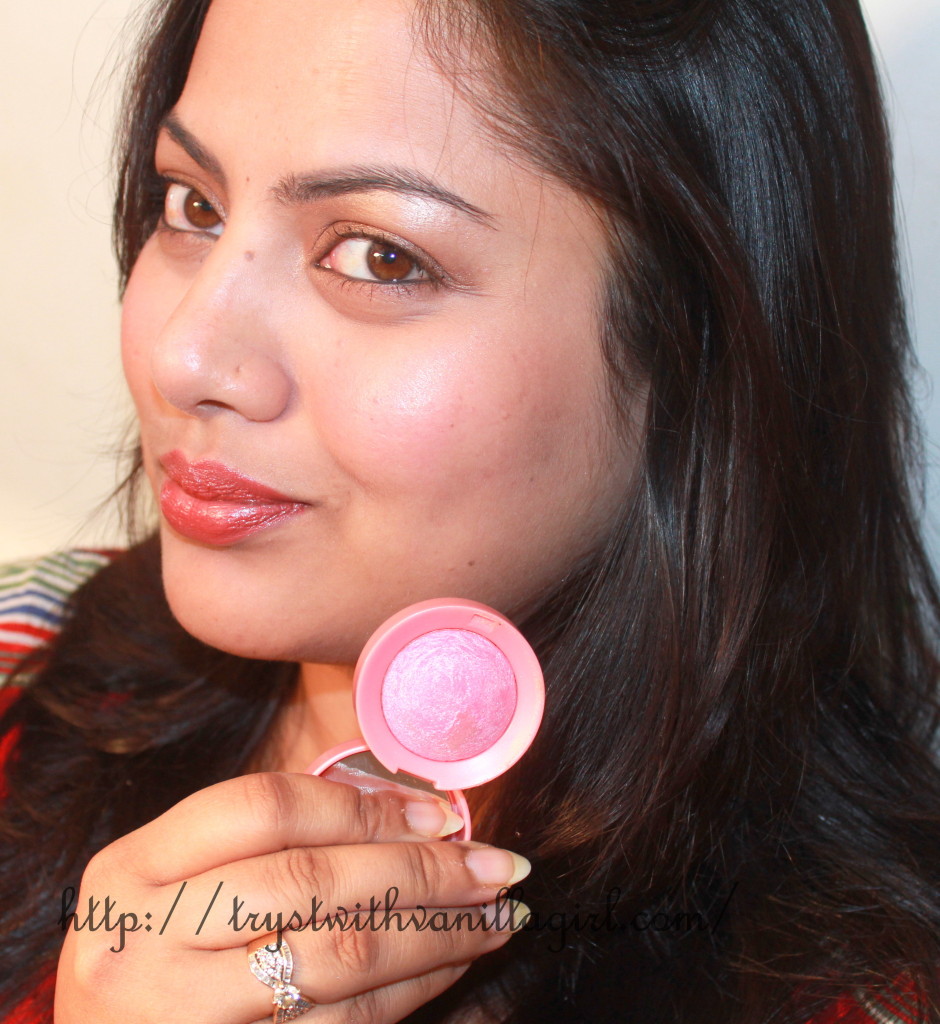 Bourjois Little Round Pot Blusher 34 Rose D'or Review,Swatch,Photos,FOTD