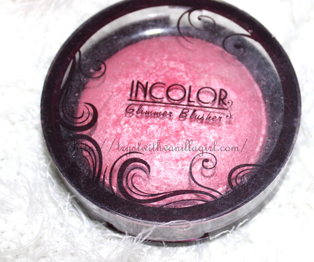 INCOLOR Glimmer Blusher 27 Review,Swatch,Photos