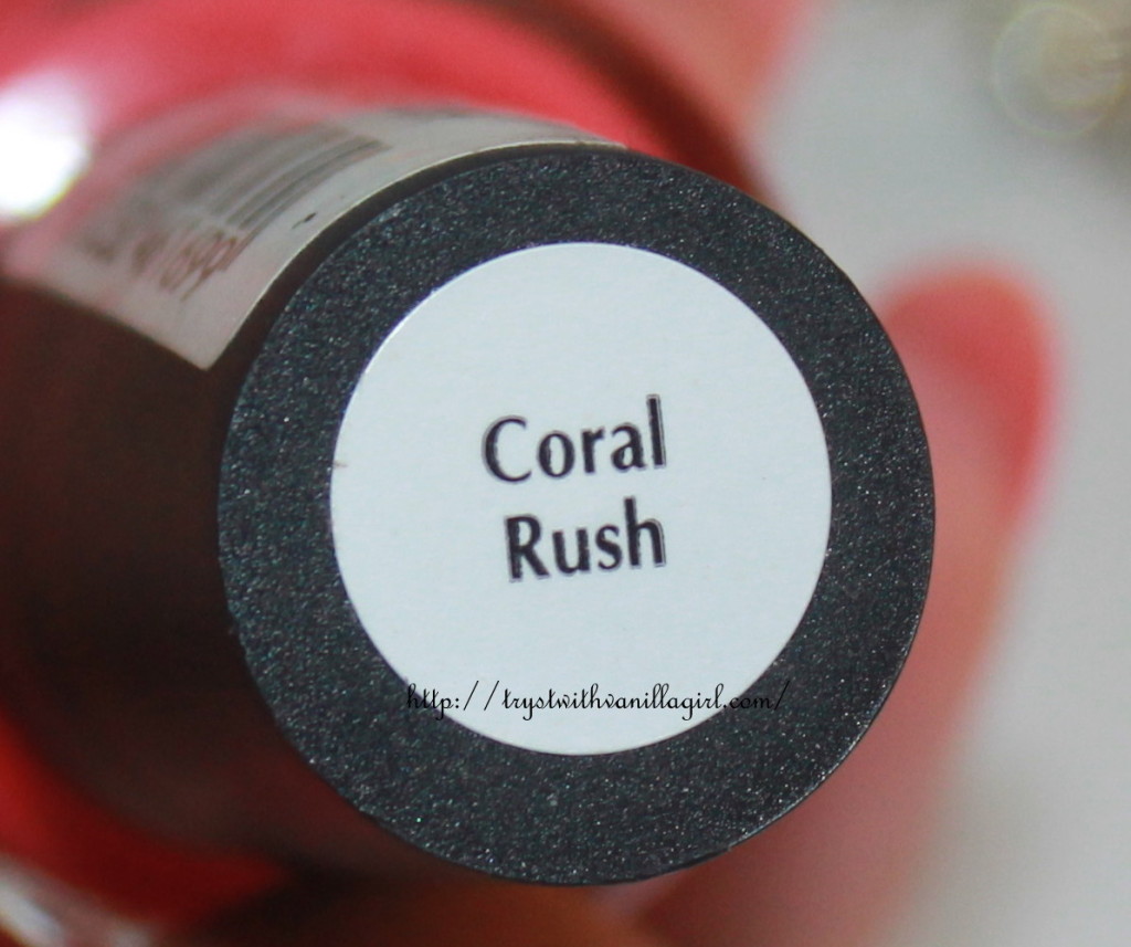 Lakme Absolute Gel Stylist Coral Crush Review,NOTD