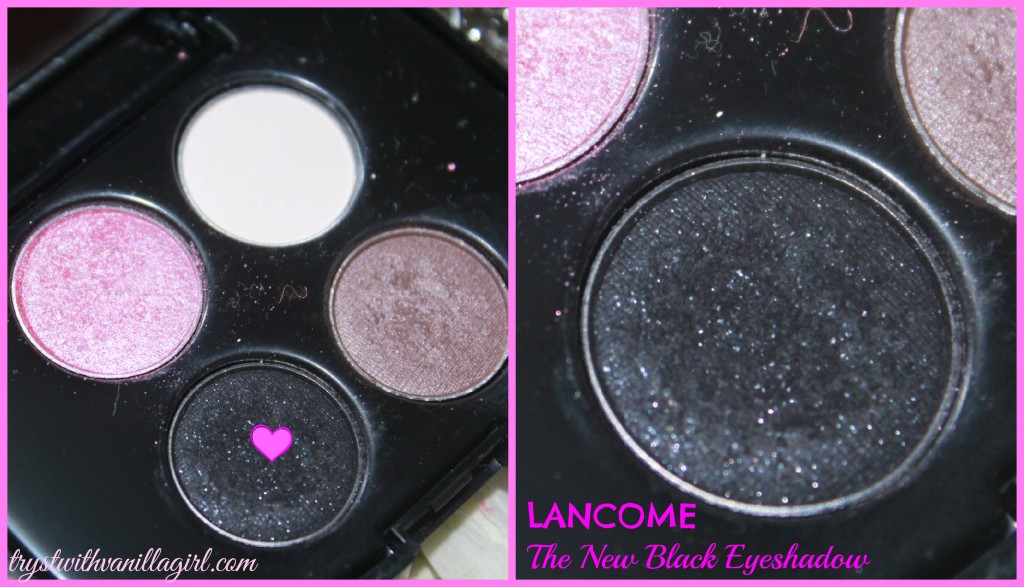 Lancome Color Sensation Eyeshadow The New Black Review,Swatch,Photos