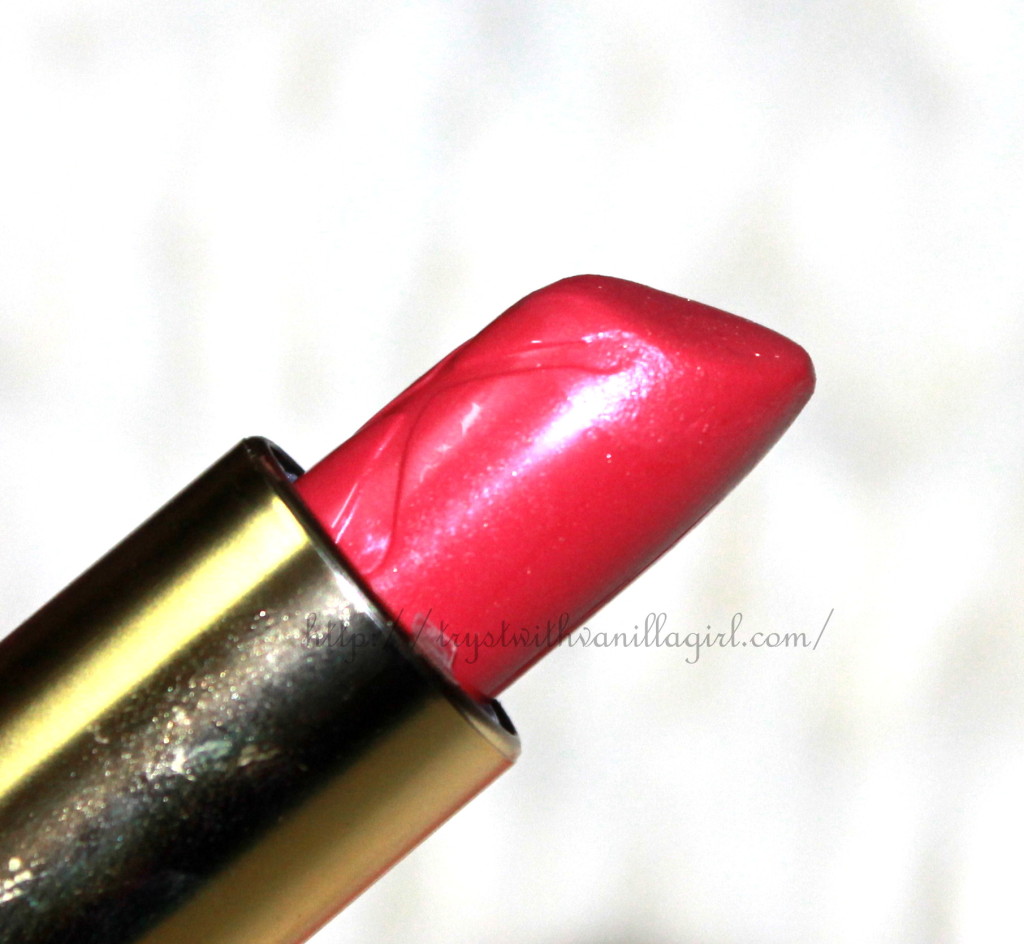 MAX FACTOR Color Elixir Lipstick Eternal Flame Review,Swatch,Photos