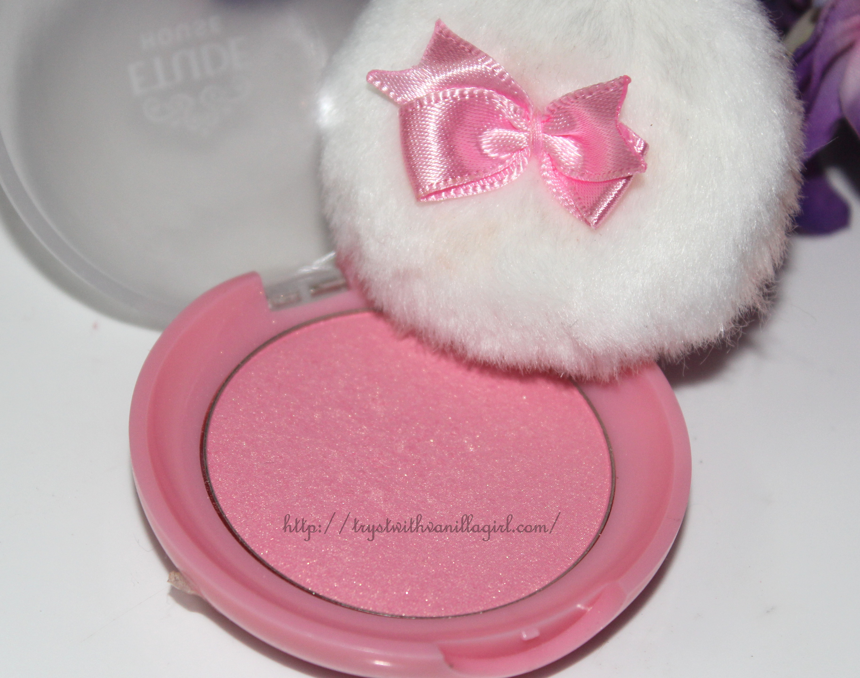 Etude House Lovely Cookie Blusher Rose Sugar Macaron 7 Review,Swatch,Photos
