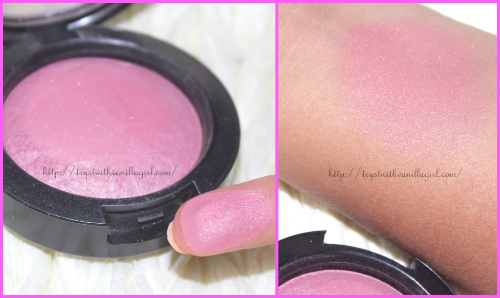 MAC Mineralize Blush Gentle Review,Swatch,Photos,FOTD