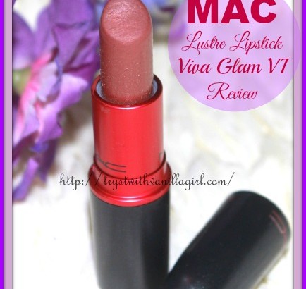 MAC Lustre Viva Glam VI Lipstick Review,Swatch,Photos