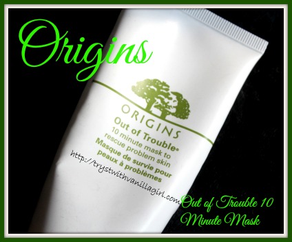 Origins Out of Trouble 10 Minute Mask to Rescue Problem Skin Review