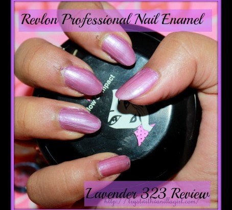 Revlon Professional Nail Enamel Lavender 323 Review,NOTD