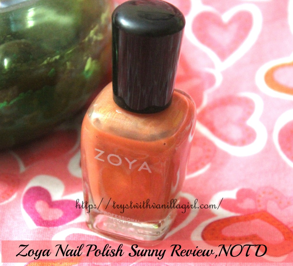 Zoya Nail Polish Sunny Review,NOTD