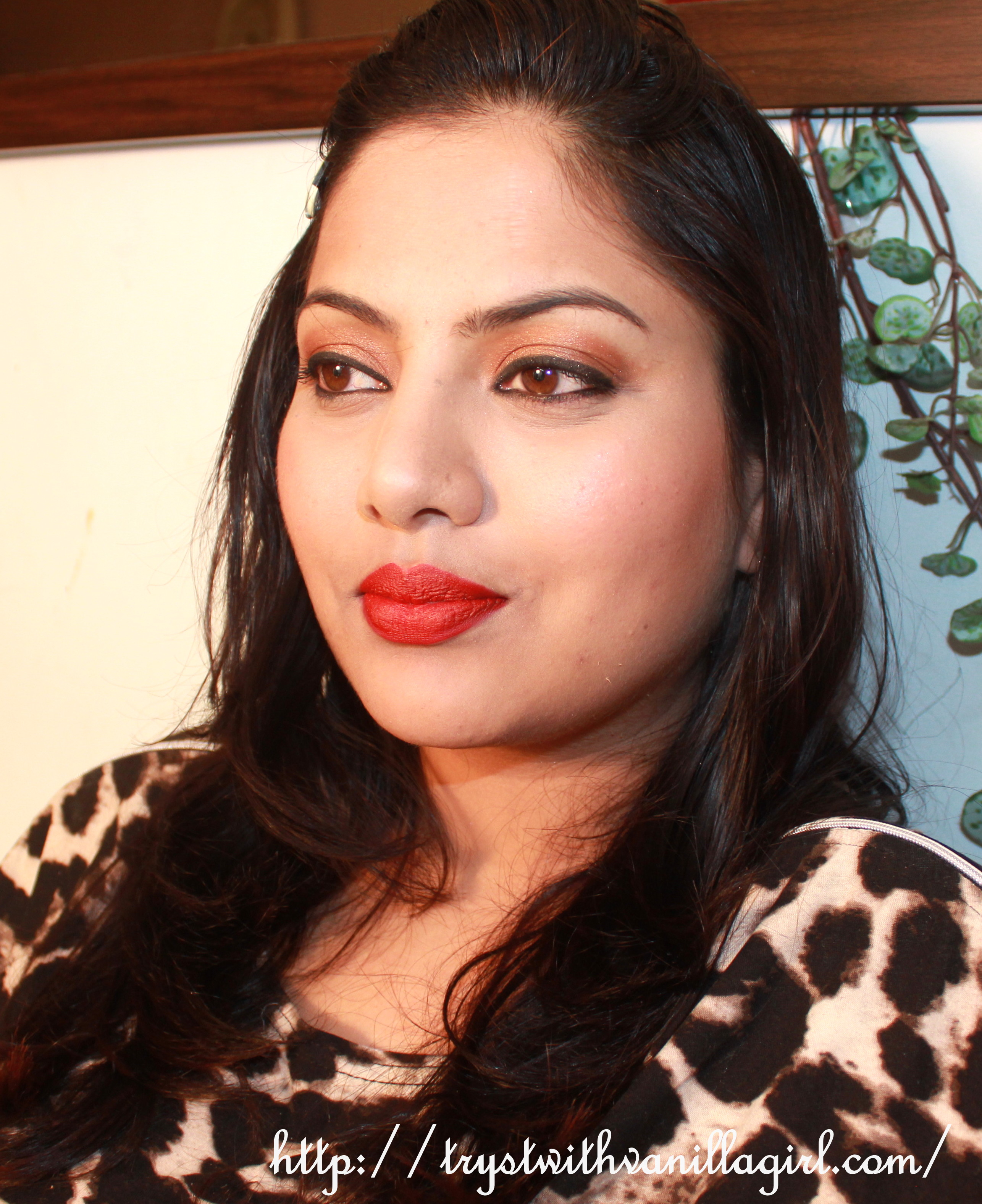 Affordable Red Lip Makeup Look