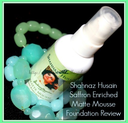 Shahnaz Husain Saffron Enriched Matte Mousse Foundation Review,Swatch,Demo