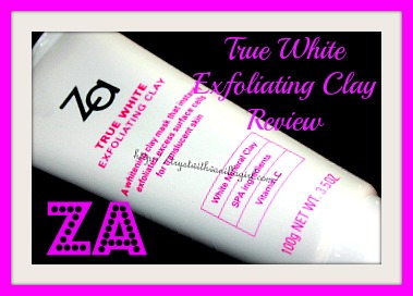 Za True White Exfoliating Clay Review,India,Price
