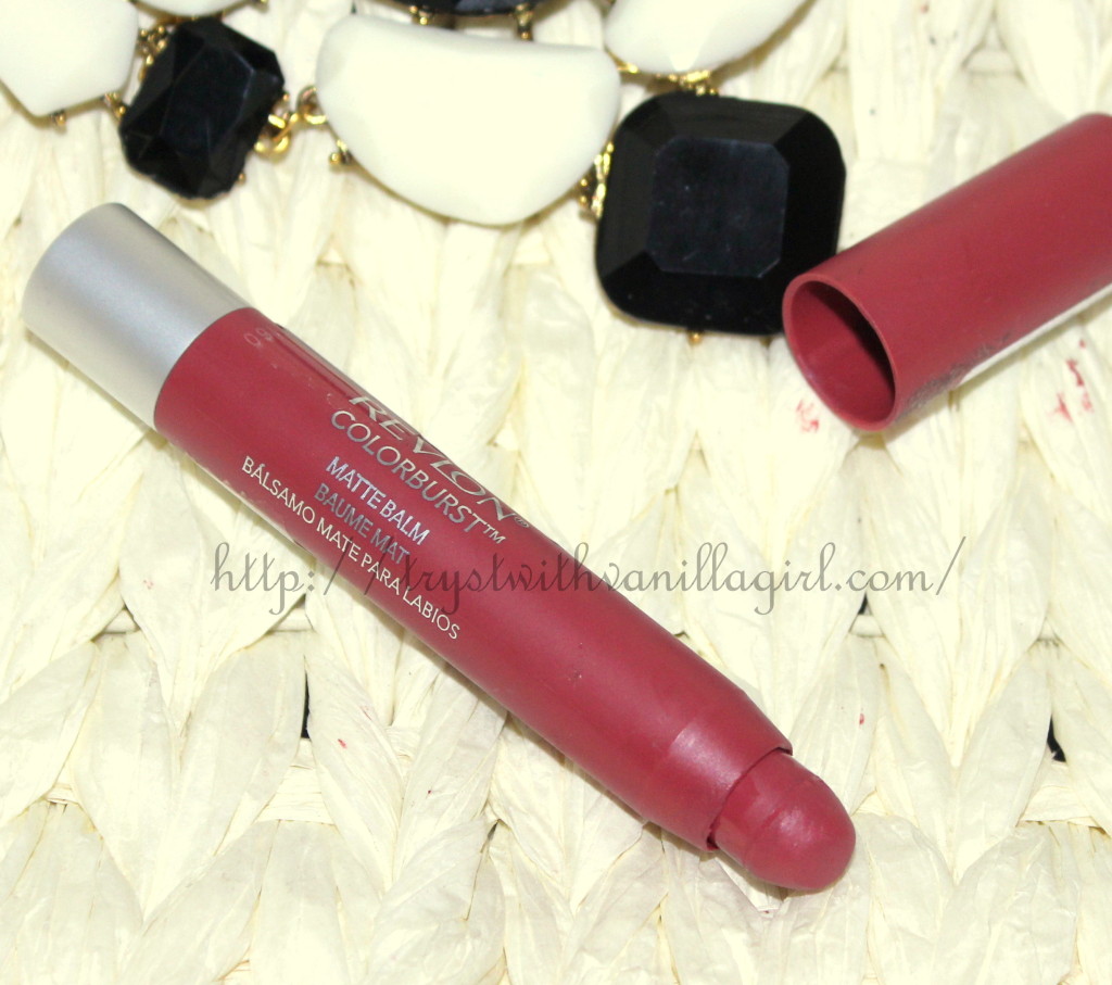 Revlon ColorBurst Matte Balm Sultry Review,Swatches,Photos