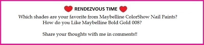  Maybelline Color Show Nail Polish Bold Gold Review,NOTD