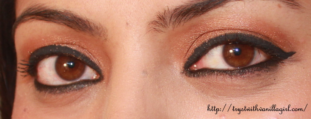 Estee Lauder Pure Color Intense Kajal Eyeliner Blackened Black Review,Swatch,Photos,FOTD,EOTD
