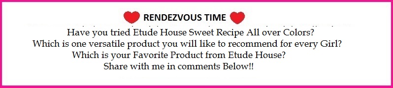 Etude House Sweet Recipe Cupcake Peach Sugar Cake Review,Swatch,Photos,FOTD