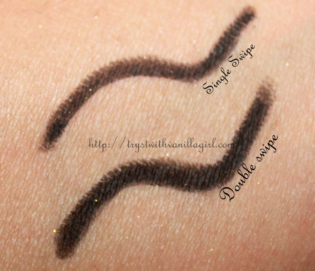 Maybelline Colossal Kajal Black Review,Swatch,Photos