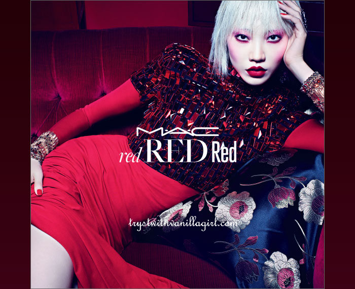 New MAC Red Red Red Collection,India,Price in India,New Launches Indian Cosmetics 2015