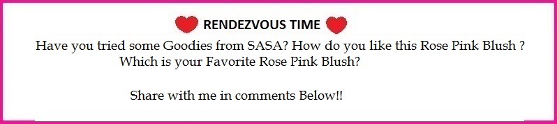 sasatinnie rose pink blush
