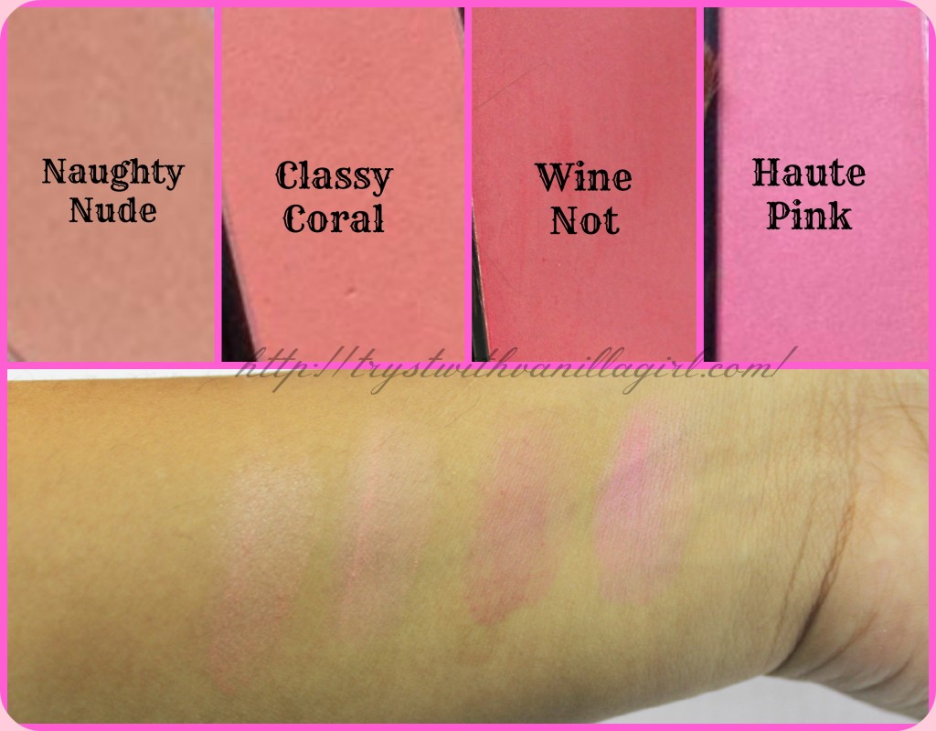 All Revlon Powder Blushes Swatches,First Impression,Price in India