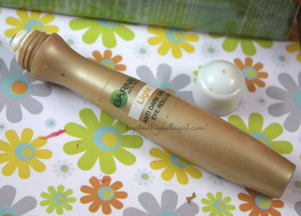 Garnier Anti Dark Circle Eye Roll On Review,Swatch,Price,Demo