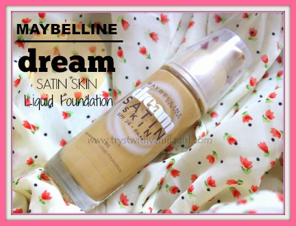 Maybelline Dream Satin Silk Liquid Foundation B5 Review,Swatch,Demo,Photos