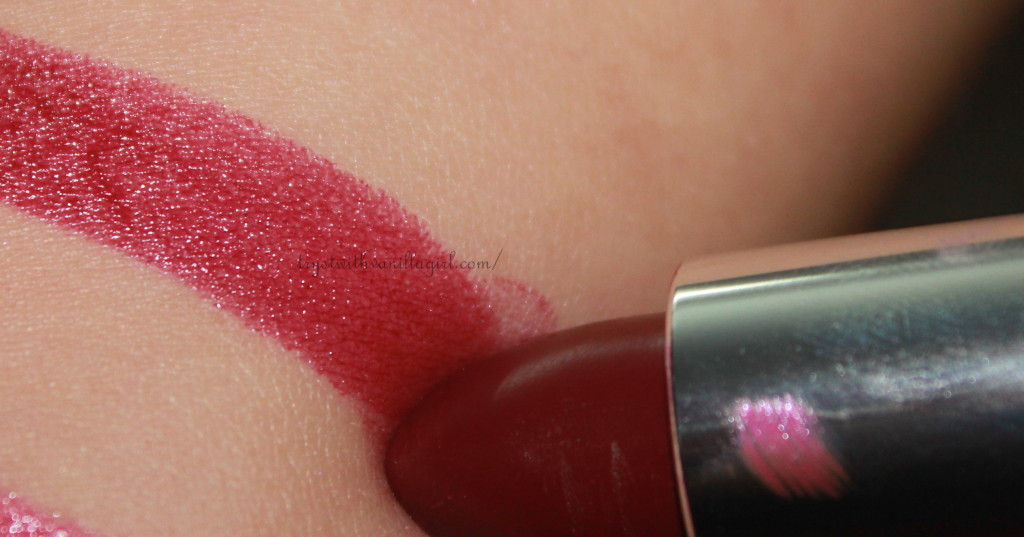 Maybelline the Jewels Colorsensational Lipstick Red Garnet Review,Swatch,Photos