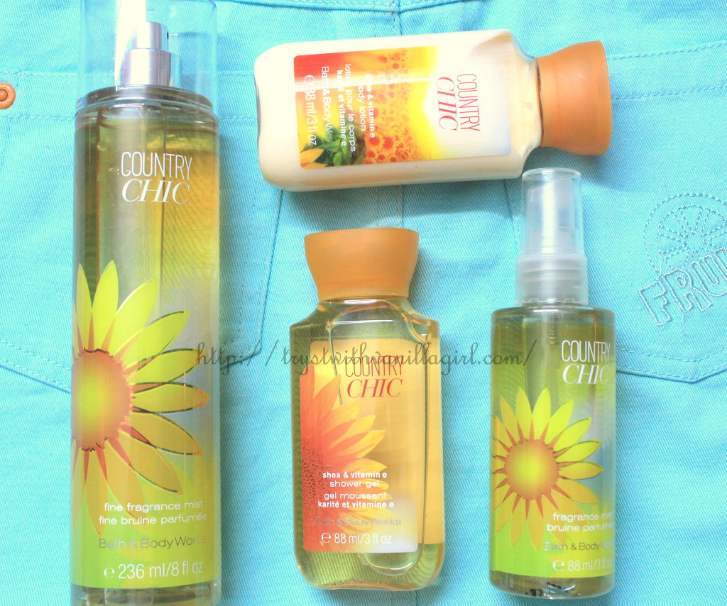 Bath and Body Works Country Chic Signature Collection,Summer Haul,May Haul 2015