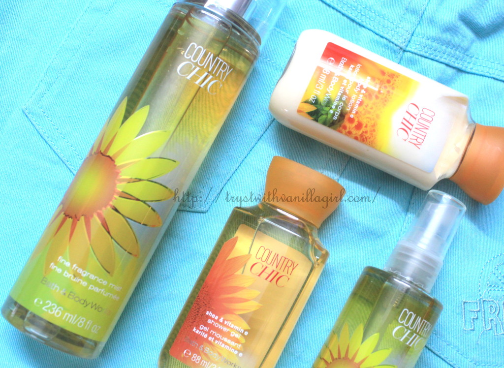 Bath and Body Works Country Chic Signature Collection,Summer Haul,May Haul 2015
