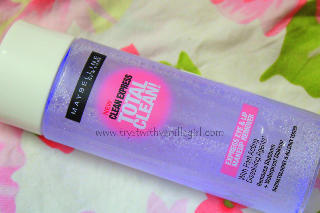 Maybelline Clean Express Total Clean Makeup Remover Review