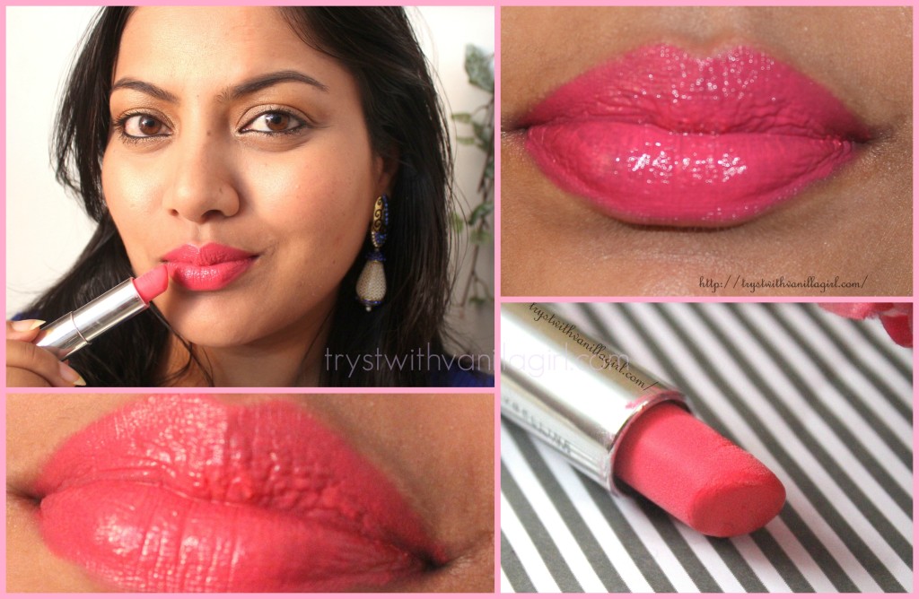 Maybelline Color Sensational Pink Alert Lipstick POW4 Review,Swatch,Photos,10 Top Favorite "Must Have" Maybelline Lipsticks