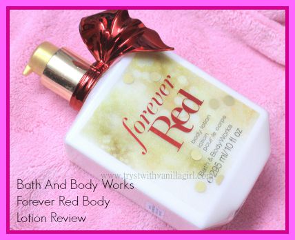 Bath And Body Works Forever Red Body Lotion Review