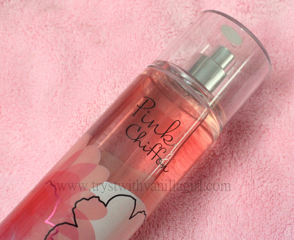 Bath and Body Works Pink Chiffon Fine Fragrance Mist Review