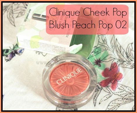 Clinique Cheek Pop Blush Peach Pop 02 Review,Swatch,Photos