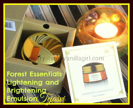 Forest Essentials Lightening And Brightening Emulsion Tejasvi Review,Price,Buy Online
