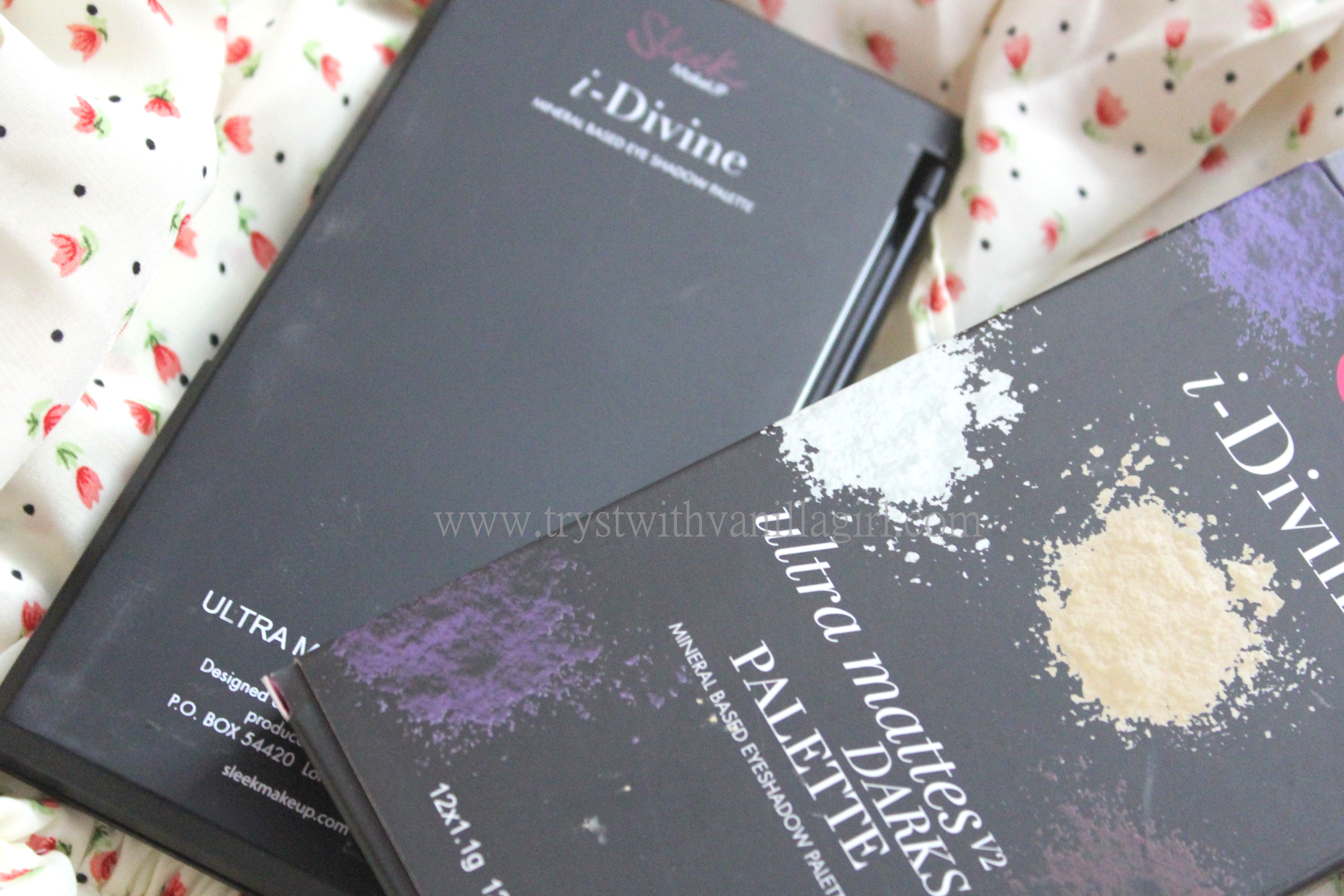 Sleek Makeup Haul,Luxola Review,Sleek i-Divine Ultra Matte V2 DARKS Palette