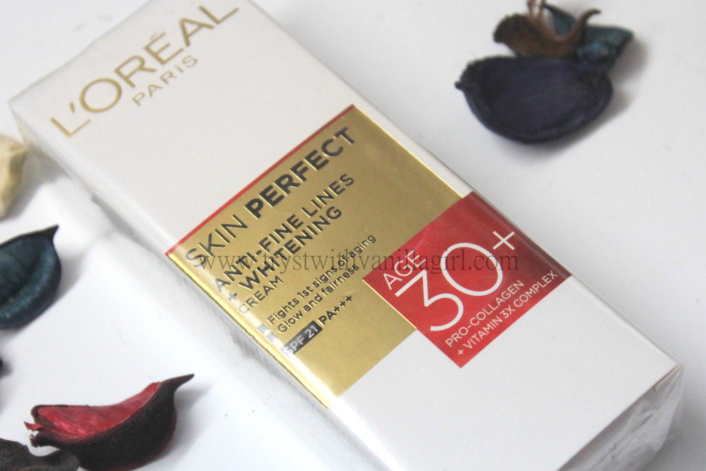L'Oreal Paris Skin Perfect Anti Fine Lines+Whitening Cream Age 30+ Review,Price,Buy Online