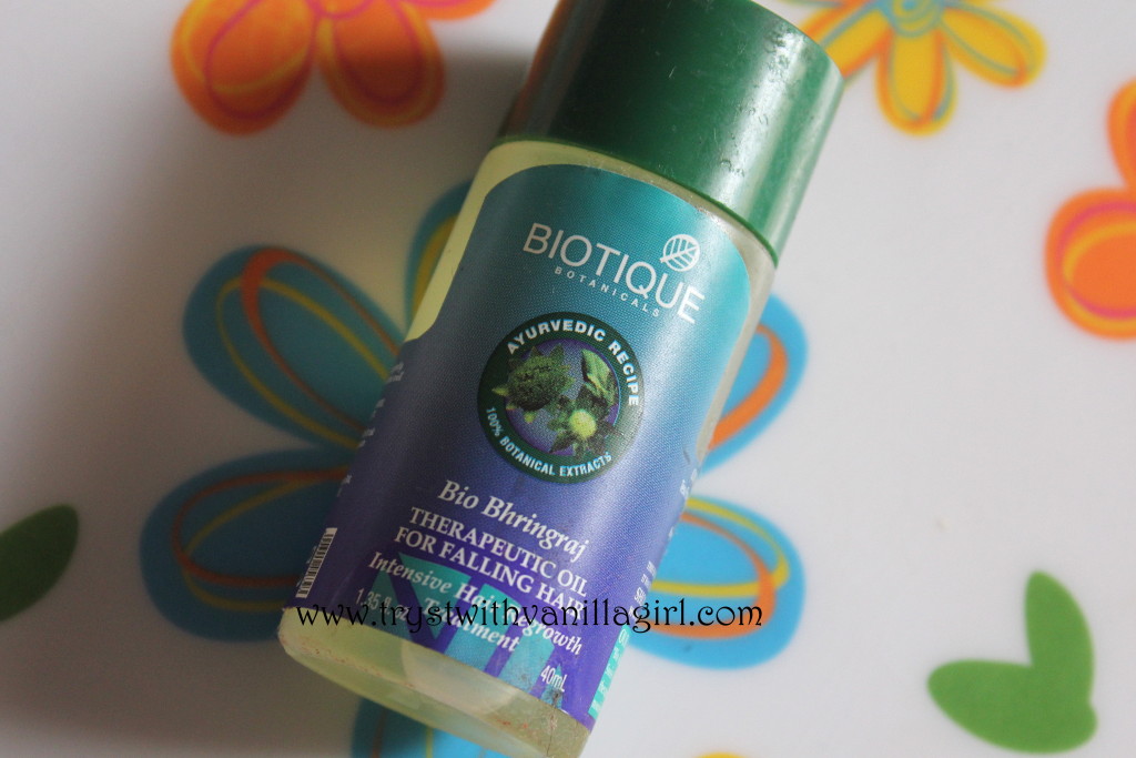 Biotique Bio Bhringraj Therapeutic Hair Oil For Falling Hair Review