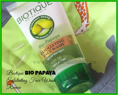 Biotique Bio Papaya Exfoliating Face Wash Review,Price