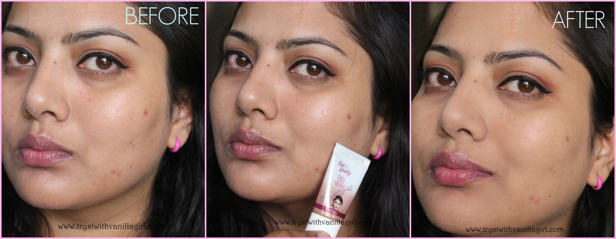 Fair and Lovely BB Cream Review, Swatch, Demo, Photos