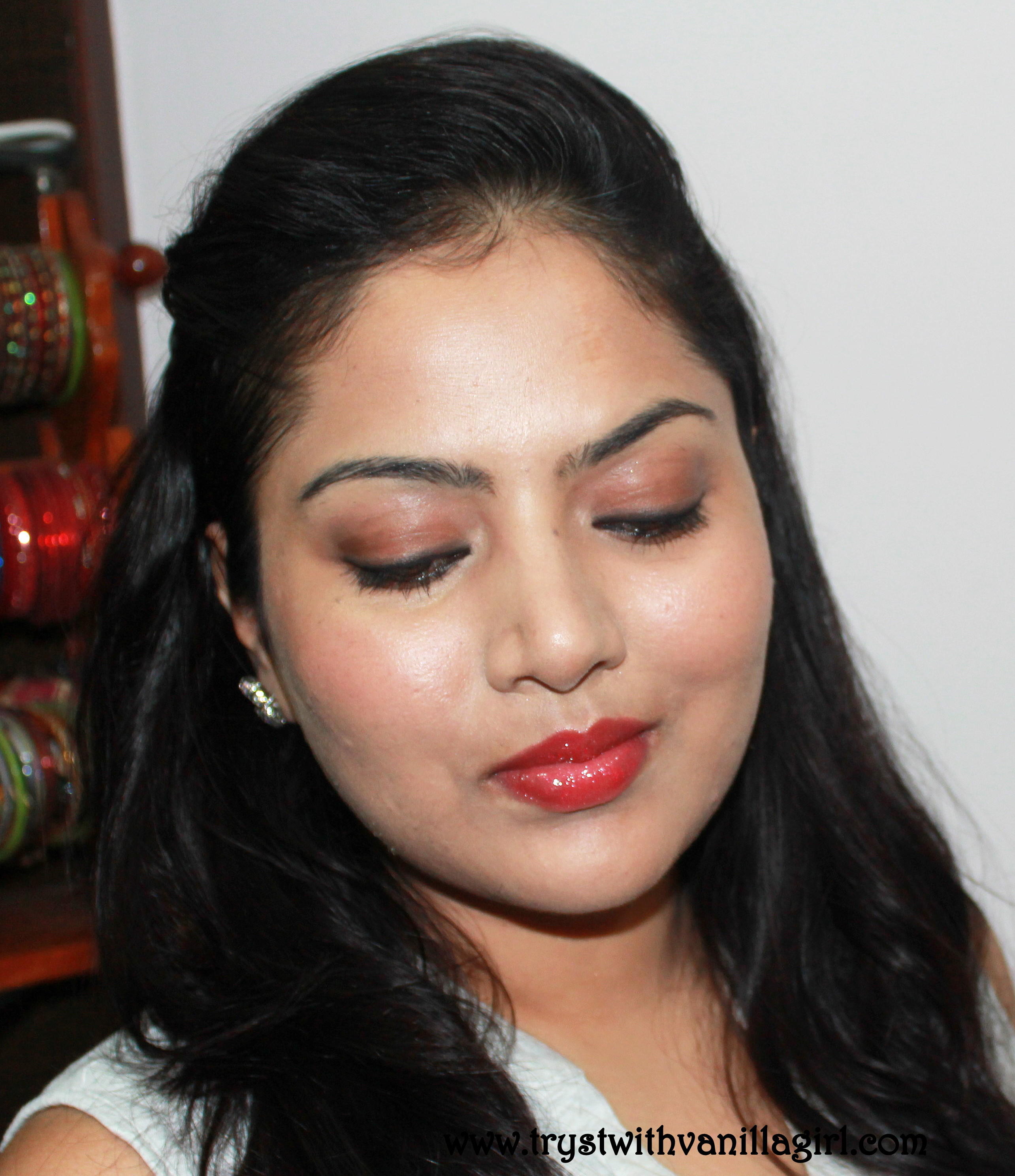 Current Make Up Routine,Indian Make Up Blog, Next Door MakeUp Look