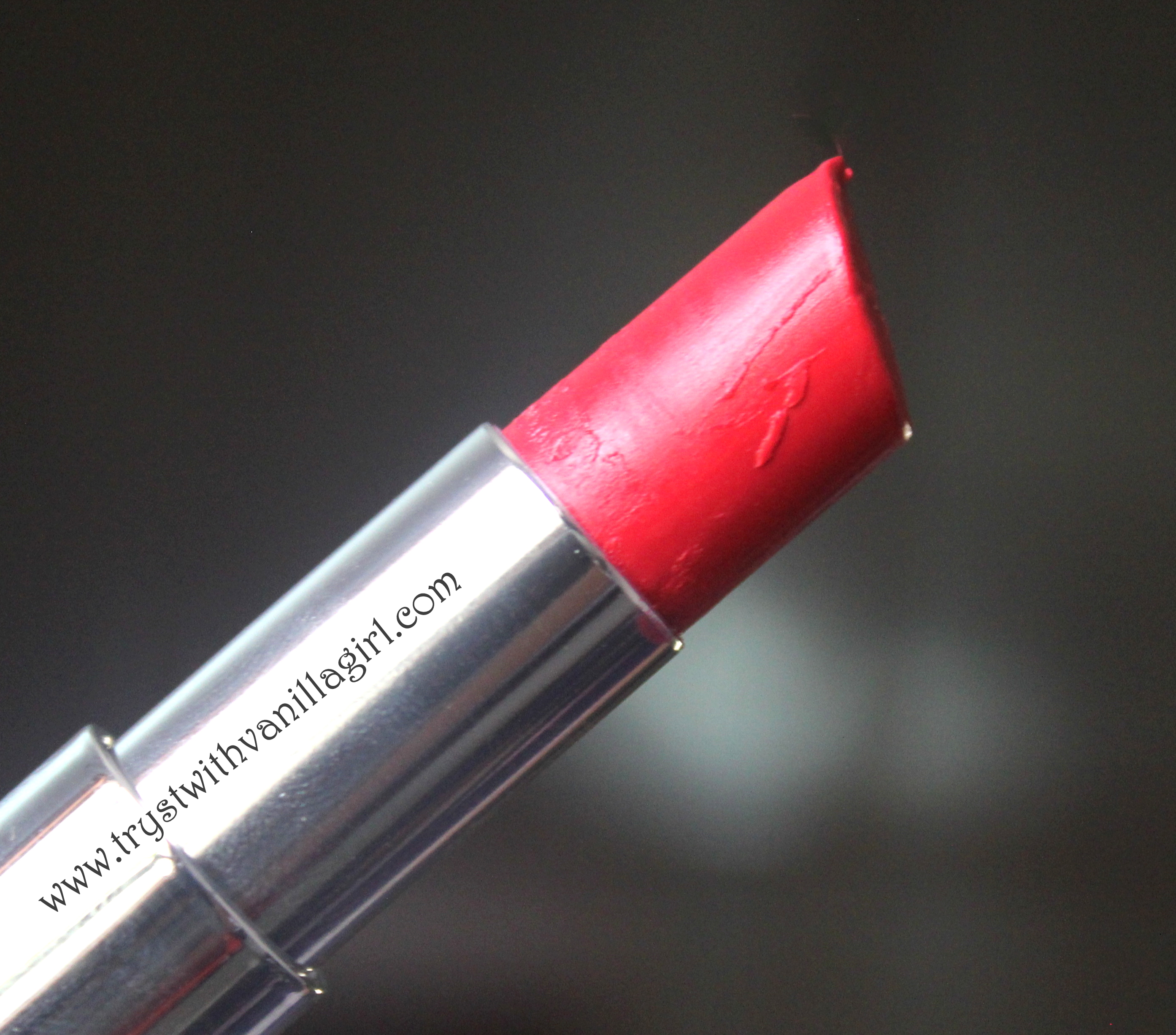 Revlon Ultra HD Lipstick Poinsettia Review, Swatch, Photos
