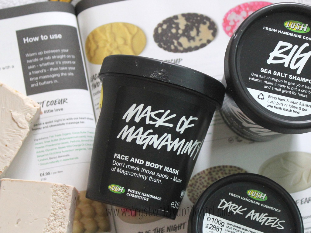 LUSH Haul,Mask og Magnaminty,Dark Angels,Big