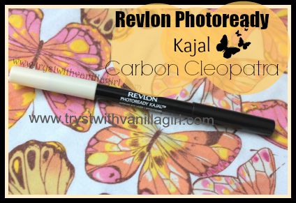 Revlon Photoready Kajal Carbon Cleopatra Review, Swatch, Photos